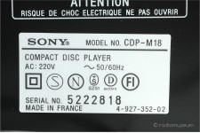 Sony CDP-M18